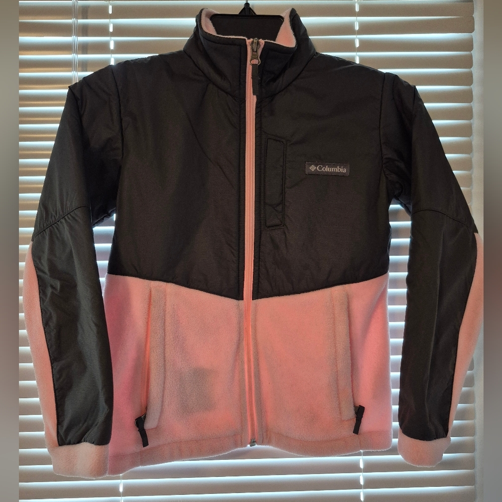 Columbia Soft Pink Fleece Jacket
